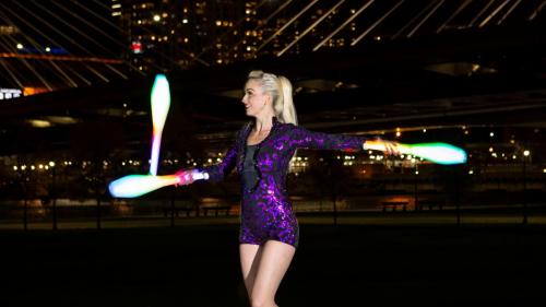 LED Juggler Boston