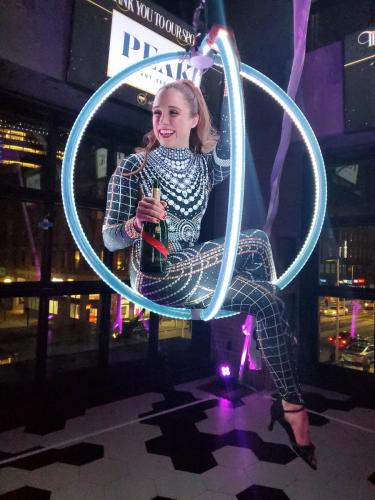 LED champagne pour aerialist