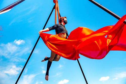 Aerial silks