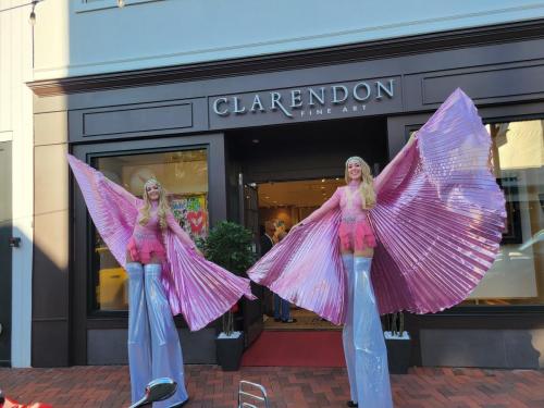 pink-stilt-walkers-boston